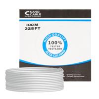 Nanocable 10.20.0502 - Ethernet-netwerk spoel RJ45 Cat.6 UTP stijve AWG24, 100% koper, grijs, 100 mts - thumbnail