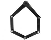 Axa Vouwslot fold 85 cm met houder zwart - thumbnail