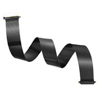 Akasa RISER BLACK XL, Premium PCIe 3.0 x 16 Riser cable,100CM 180° PCIe 3.0 x16 Female 180° PCIe 3 - thumbnail