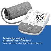 Beurer BM53 Bloeddrukmeter met AFIB Detectie Wit/Grijs - thumbnail