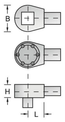 Gedore Insteek-ratel 1/4" SE 9x12 - 7672710 Gedore Insteek-ratel 1/4" SE 9x12 - 7672710