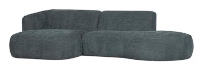 WOOOD Loungebank 'Polly' Links, Woven, kleur Blauw/Groen WOOOD Loungebank 'Polly' Links, Woven, kleur Blauw/Groen