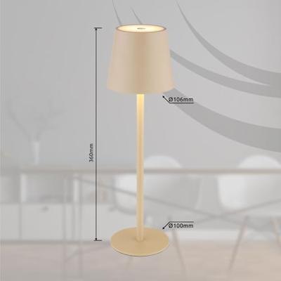 Globo Design tafellampVannie zand bruin oplaadbaar - 58438S