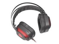 Hoofdtelefoon met microfoon Genesis NSG-0999 Zwart (1 Stuks) - thumbnail