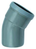 Wavin PVC Bocht 45° Manchet-Mof Spie 110mm - Duurzaam Waterafvoersysteem voor Tuin & Vijver - thumbnail