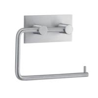 Smedbo Beslagsboden Toiletrolhouder - 13.4x10.7cm - zelfklevend - RVS Geborsteld Edelstaal B1098 - thumbnail
