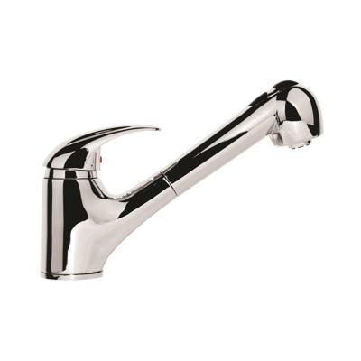 ALBATROS ééngreepsmengkraan keuken met uittrekbare sproeier, lage druk, chroom lage druk kraan - alleen geschikt voor lage druk boilers/kleine accumulatoren (onder wastafel model) draaibare uitloo