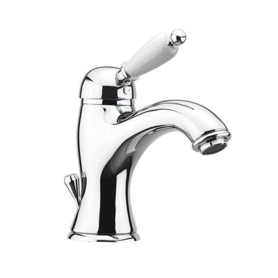 Wastafelmengkraan Sapho Kirké Wit Retro 1-hendel Gebogen 18.2 cm Chroom (incl. clickwaste) Wastafelmengkraan Sapho Kirké Wit Retro 1-hendel Gebogen 18.2 cm Chroom (incl. clickwaste)