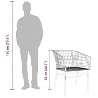 5-delige Tuinset poly rattan glas zwart - thumbnail