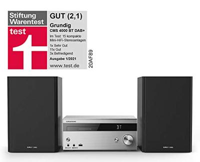 Grundig CMS 4000 BT DAB HiFi System Zilver