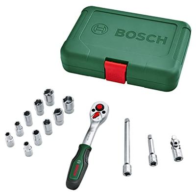 Bosch Groen 1/4" ratelset 14-stuks - 1600A02BY0