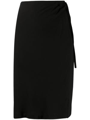 Ann Demeulemeester high-waisted pencil skirt - Black