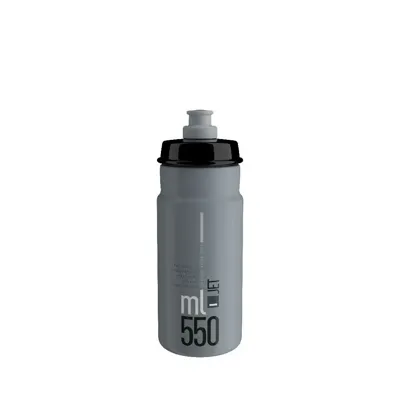 ELITE trinkflasche "jet plus" bottle jet plus 550ml clear/grey
