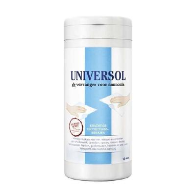 Universol verfreinigingsdoekjes - 100 stuks in pot - CH11250 Universol verfreinigingsdoekjes - 100 stuks in pot - CH11250