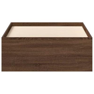 Bedframe bruin eikenkleur 90x190 cm