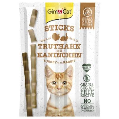 Gimcat Sticks kalkoen & konijn 4st