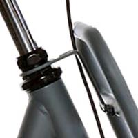 Cortina balhoofd beugel voordrager 24 m mouse grey matt - thumbnail