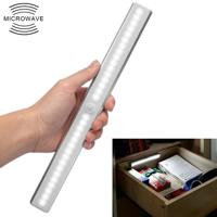 2.8 w 20 LEDs wit licht breed scherm intelligent menselijk lichaam sensor licht LED corridor kabinet licht USB opladen versie - thumbnail