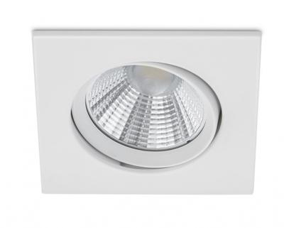 Trio Led inbouwspotPamir Square 5,5w - 3000K - 8,5cm wit - 650410131