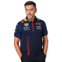 Red Bull Racing Polo - S - Team Polo 2023 - Heren - Max Verstappen - thumbnail
