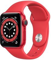 Apple Watch Series 6 OLED 40 mm Digitaal 324 x 394 Pixels Touchscreen Rood Wifi GPS - thumbnail