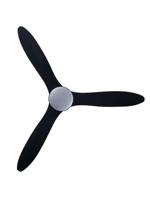 Beacon Plafondventilator zwart met lampWhitehaven Ø 143cm IP55 - 213044 - thumbnail