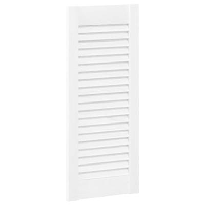 VidaXL Kastdeuren louvredesign 2 st 61,5x29,5 cm wit VidaXL Kastdeuren louvredesign 2 st 61,5x29,5 cm wit