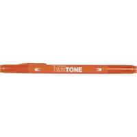 Tombow • twintone dual-tip brushpen carred orange - thumbnail