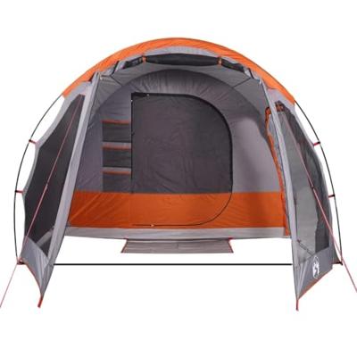 VidaXL Tunneltent 8-persoons waterdicht grijs