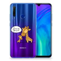 Honor 20 Lite Telefoonhoesje met Naam Giraffe - thumbnail