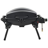 Gasbarbecue met kookzone zwart - thumbnail