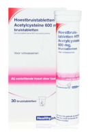 Healthypharm Acetylcysteïne 600mg Bruistabletten 30st - thumbnail