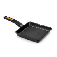 Gladde Grillpan BRA EFFICIENT PLUS Zwart Aluminium - thumbnail