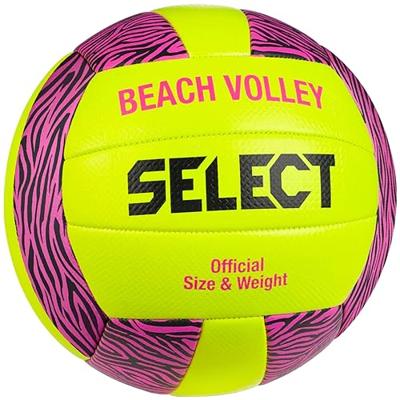 Select 387912 Champion Beach Volleybal - Neon Yellow-Rose - 4