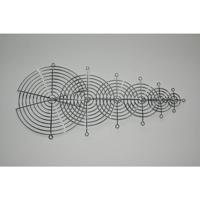 Ventilatierooster 1 stuk(s) (b x h) 92 mm x 92 mm Metaal - thumbnail