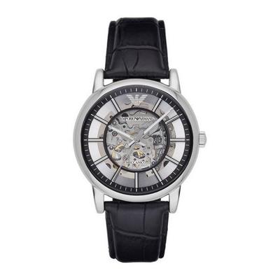 Horlogeband Armani AR1981 Leder Zwart