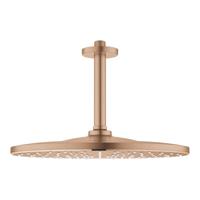 Hoofddoucheset GROHE Rainshower 310 Rond Plafond, Mono 9,5 L/M, Warm Sunset Geborsteld - thumbnail