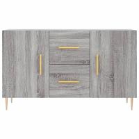 Dressoir 100x36x60 cm bewerkt hout grijs sonoma eikenkleurig - thumbnail