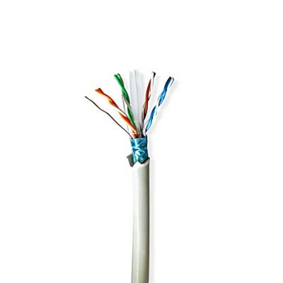 Netwerk Kabel Rol | CAT6 | Solid | F/UTP | Koper | 50.0 m | Binnenshuis | Rond | LSZH | Grijs