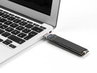 DeLOCK Combo Converter voor M.2 NVMe PCIe of SATA SSD met USB 3.2 Gen 2 - thumbnail