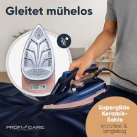 Profi-Care PC-DB 3126 Stoomstrijkijzer Blauw, Rose gold 2600 W - thumbnail