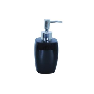MSV Zeeppompje|dispenser - Montreal - keramiek - zwart- 16 cm