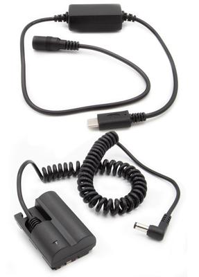 Dummy accu USB-C adapterset DR-400 accutype Canon BP-511 / BP-511A