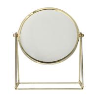 LSP Spiegels Spiegel op frame voet goud 22cm 3x vergrotend - thumbnail