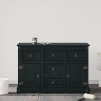 VidaXL Meubelverf zwart 10 x 10 x 12 cm wandprint - thumbnail