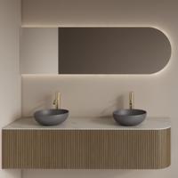 Spiegel Gliss Design Zelus Links met Indirecte LED Verlichting en Verwarming 180x60 cm - thumbnail