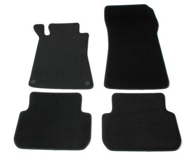 Automatten op maat - zwart velours - Mercedes CLK W209 2002-2009