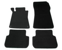 Automatten op maat - zwart velours - Mercedes CLK W209 2002-2009 - thumbnail