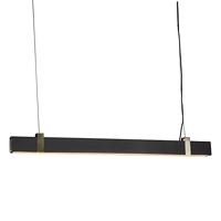 Hanglamp led verlichting boven bureau zwart goud &apos;Lilt&apos; l115cm - thumbnail