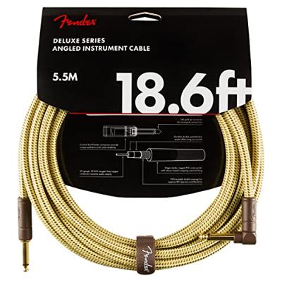 Fender Instrumentkabel Deluxe Tweed, Jack-Jack Haaks, 5.5m